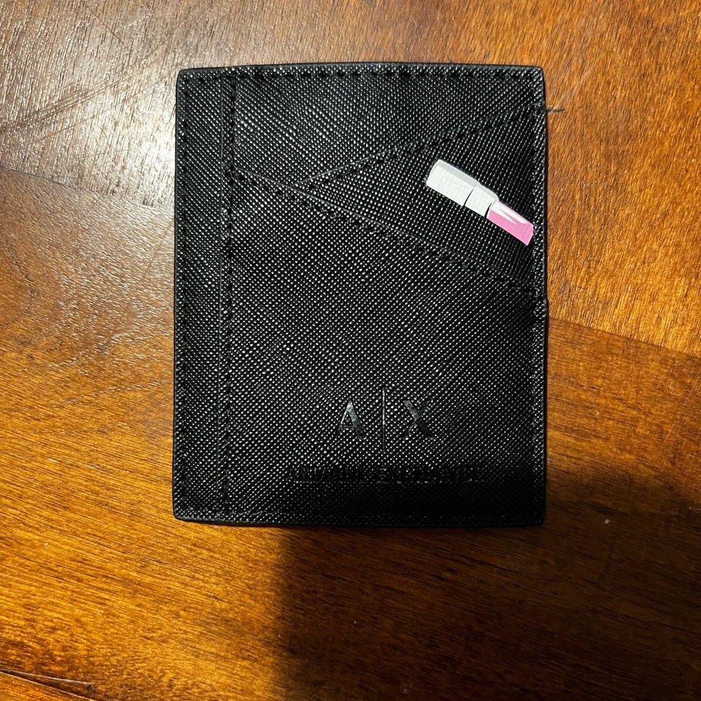 Armani Exchange Black Card Holder